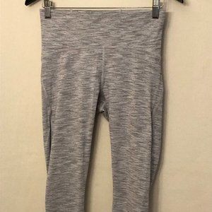 Lululemon Crop Leggings with Mesh: Size 8